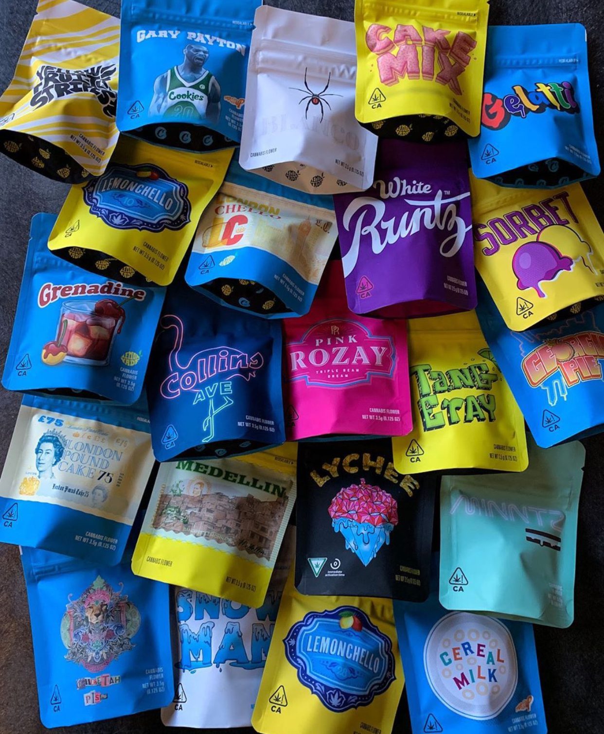 Buy Cookies Mix Pack Australia Premium Cannabis Flower Mixed Flavours Dense Frosty Buds